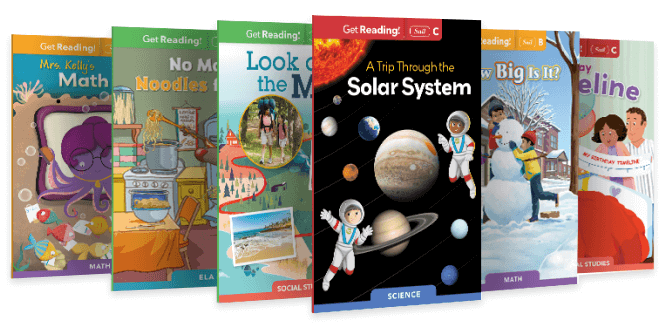 Get Reading! library book covers from Vista