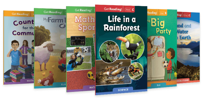 Get Reading! library book covers from Vista